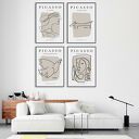 Zestaw 4 plakatów Picasso sztuka - format 40x50 cm