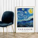 Starry Night over the Rhone - plakat 30x40 cm