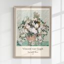 Zestaw plakatów vintage 30x40 cm w kolorze szałwii - 3 szt.