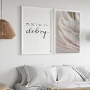 Zestaw plakatów 40x50 cm „Dzień dobry” - 2 sztuki (bez ramek)