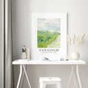 Plakat Van Gogh pastelowy krajobraz - format 30x40 cm