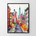 Plakat Ulice Nowego Jorku 61x91 cm