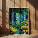 Las - grafika na plakacie na A3