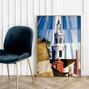 Demuth - plakat Blue Industrial 50x70 cm