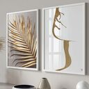 Zestaw plakatów - 40x50 cm kobieta z palmą (GC 21 - 1062) (GC 21 - 1063)