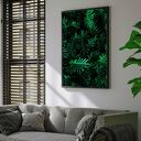 Zestaw plakatów Liście 50x70 cm - 2 sztuki, botaniczna zieleń