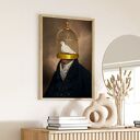 Plakat w złotej klatce - format 40x50 cm
