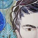 Plakat A2 Frida Kahlo - portret twarzy