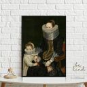 Koronkowy Duet - plakat 40x50 cm