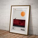 Plakat Polska - minimalistyczny kolaż 50x70 cm z przesłaniem wolności i nadziei