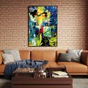Plakat Abstrakcja fluo - format B1 70x100 cm
