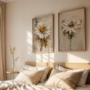 Zestaw plakatów 2 części 40x50 cm Stokrotki (set239)