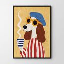 Plakat Francuski piesek - format 30x40 cm