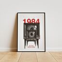 Plakat '1984' George'a Orwella 50x70 cm - anty-utopia