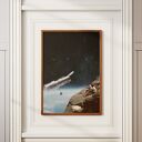 Plakat Space Taxi - kolaż Fine Art A3