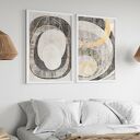 ZESTAW PLAKATÓW 2cz 50x70 cm Abstrakcja Geometryczna set58