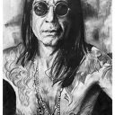 Plakat Ozzy Osbourne - Seria Ikony A3 (ręcznie rysowany, matowy papier)