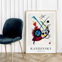 Plakat Kandinsky Abstrakcja 30x40 cm - modna dekoracja w stylu sztuki