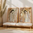 ZESTAW PLAKATÓW 2x 40x50 cm Anioły (set234)