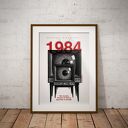 Plakat 1984 George Orwell (A3 29,7x42cm)