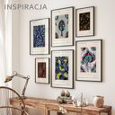 Retro orientalny plakat 61x91 cm - wzory vintage do salonu