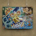 Morski spacer. Plakat