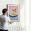 Plakat Cytryny 61x91 cm - kolorowa ilustracja Hogstudio