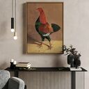 Plakat Kura w stylu vintage 30x40 cm