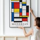 Plakat Mondrian Color Composition 40x50 cm - reprodukcja do wnętrza