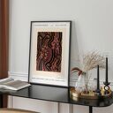 Plakat wystawowy - wzory retro 40x50 cm (8 2 - 0026)