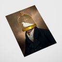 Plakat W złotej klatce - format A4