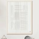 Zestaw plakatów 2 szt. 30x40 cm - Jasna abstrakcja z liniami (57)