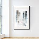 obraz ręcznie malowany 70x100 cm, nowoczesna abstrakcja, 2833215