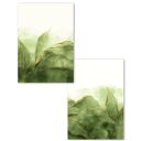 Zestaw plakatów 2x 50x70 cm - Liście w abstrakcji set41
