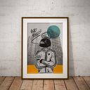 Plakat Kawki mordo? 50x70 cm - rapowy streetart