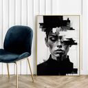 Plakat Black Magic Woman 30x40 cm - czarno-biały portret kobiety
