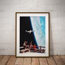 Plakat Air Show 2197 - Kolaż Fine Art A3
