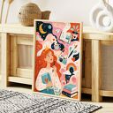Plakat Marzycielka 61x91 cm - kolorowa ilustracja