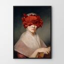 Lady Papaver - plakat 40x50 cm z makami i wizerunkiem kobiety