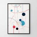 Plakat geometria - format 30x40 cm