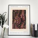 Plakat wystawowy retro Art Deco 40x50 cm - orientalny motyw (8 -2-0026)