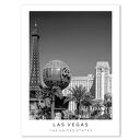 Plakat czarno-biały Las Vegas 40x50 cm (8-2-0012)