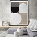 Plakat Nowoczesna Geometria 50x70 cm - boho wzór do Twojego wnętrza