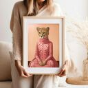 Kolorowy plakat z kotami 30x40 cm - Hogstudio