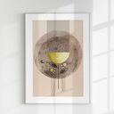 Zestaw 3 plakatów 50x70 cm - neutralna abstrakcja mid century modern