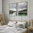 ZESTAW PLAKATÓW 2cz 50x70 cm Abstrakcja Pejzaż set67