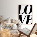 Plakat Miłość Love z napisem 40x50 cm