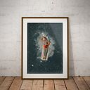 Plakat Wyluzuj - Kolaż Fine Art A3 Dapidoka