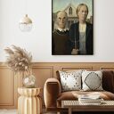Plakat Grant Wood American Gothic - format 40x50 cm