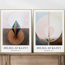 Zestaw pastelowych plakatów Hilma af Klint - format 40x50 cm
